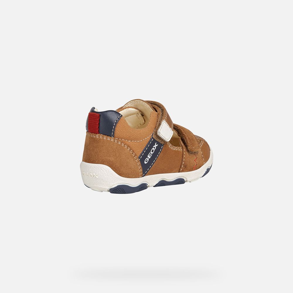 Geox Sandals Brown Balù Boy - Geox Baby Shoes - GZQCHJ751